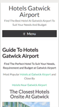 Mobile Screenshot of hotelsgatwickairport.co.uk